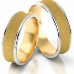 Obrączki złote S098 wklęsłe