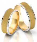 Obrączki złote S098 wklęsłe