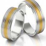 Obrączki złote S102 płaskie