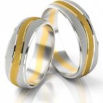 Obrączki złote S115 półokrągłe