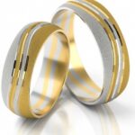 Obrączki złote S117 półokrągłe