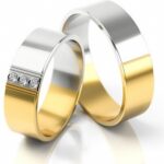 Obrączki złote S147 płaskie