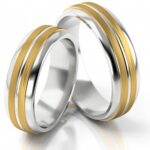 Obrączki złote S156 półokrągłe