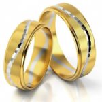 Obrączki złote S171 półokrągłe