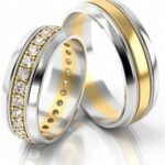 Obrączki złote S181 półokrągłe