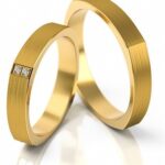 Obrączki złote S192