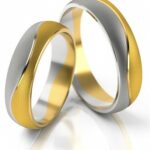 Obrączki złote S204 półokrągłe