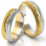 Obrączki złote S205 półokrągłe