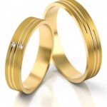 Obrączki złote S208 płaskie