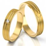 Obrączki złote S209 płaskie