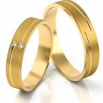 Obrączki złote S210 płaskie