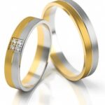 Obrączki złote S232 płaskie