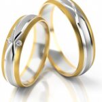 Obrączki złote S235 półokrągłe