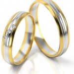 Obrączki złote S238 półokrągłe