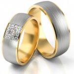 Obrączki złote S244 półokrągłe