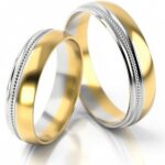 Obrączki złote S254 półokrągłe