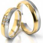 Obrączki złote S259 półokrągłe