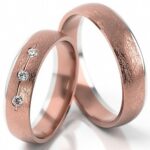 Obrączki złote S264 półokrągłe