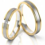 Obrączki złote S266 płaskie