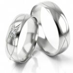 Obrączki złote S278 półokrągłe