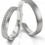 Obrączki złote S279 półokrągłe