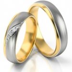 Obrączki złote S283 półokrągłe