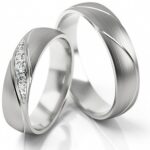 Obrączki złote S284 półokrągłe