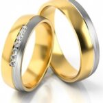 Obrączki złote S285 półokrągłe