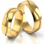 Obrączki złote S286 półokrągłe