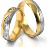 Obrączki złote S287 półokrągłe