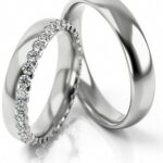 Obrączki złote S289 półokrągłe