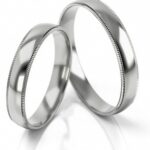 Obrączki złote S290 półokrągłe