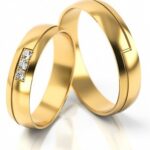 Obrączki złote S297 płaskie