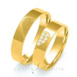 Obrączki złote ZS-B-110 płaskie