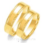 Obrączki złote ZS-O-006 płaskie