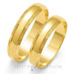Obrączki złote ZS-O-008 półokrągłe