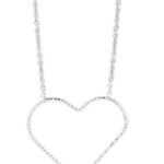 Naszyjnik srebrny serduszko