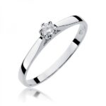 Pierścionek złoty z diamentem BD-W311B