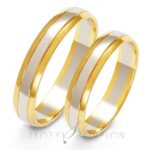 Obrączki złote ZS-A-210 półokrągłe