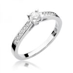 Pierścionek złoty z diamentami BD-W52B