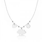 Naszyjnik srebrny chmurka