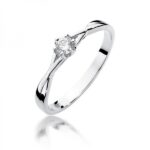 Pierścionek złoty z diamentami BD-W340B