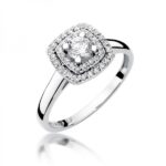 Pierścionek złoty z diamentami BD-W345B