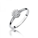 Pierścionek złoty z diamentem BD-W401B