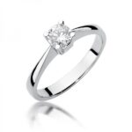 Pierścionek złoty z diamentami BD-W404B