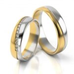 Obrączki złote S308 półokrągłe