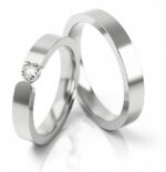 Obrączki złote S312 płaskie