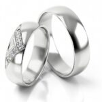 Obrączki złote S313 półokrągłe