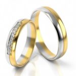 Obrączki złote S318 półokrągłe