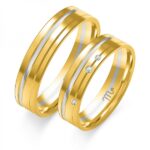 Obrączki złote ZS-B-220 płaskie